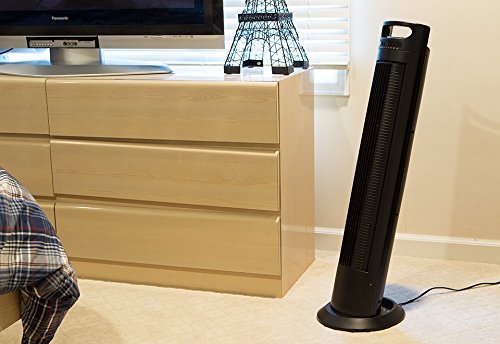 Sharper Image Adjustable Tilt Tower Fan 