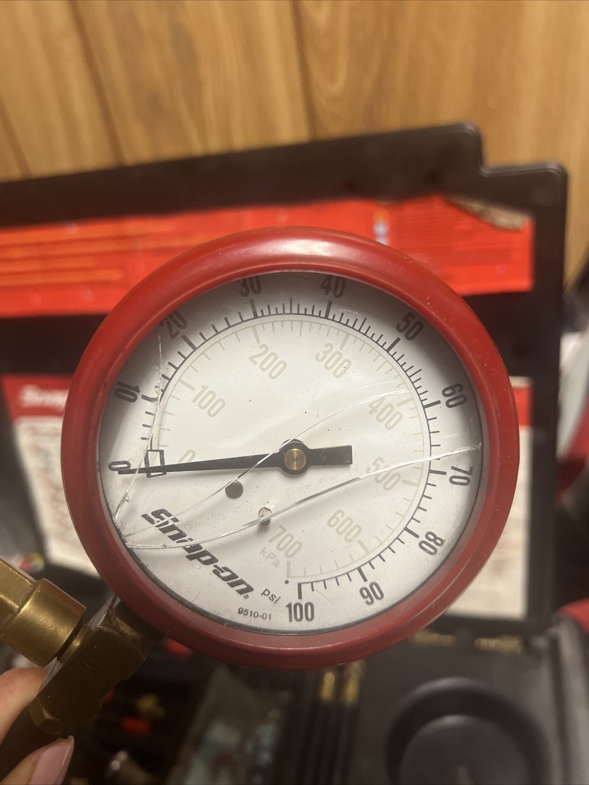 Snapon Tools Master Fuel Injection Pressure Gauge Test Kit Set