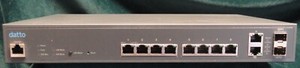 Datto E8 8-Port Gigabit PoE Cloud Managed L2 Switch with 2 Dual-Speed SFP Slots