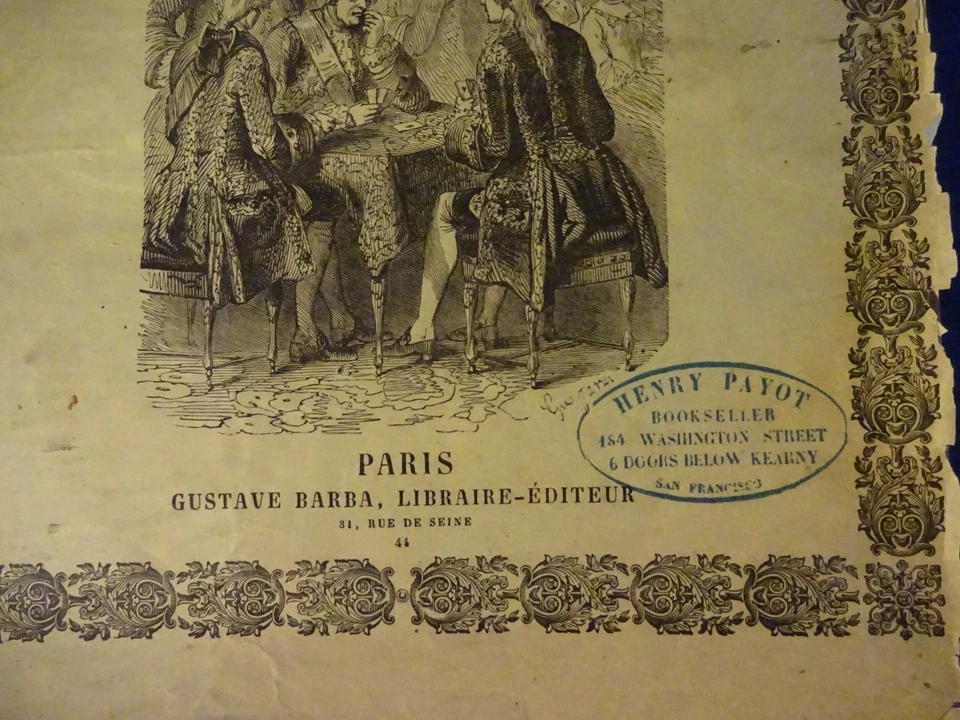 RARE - Chroniques De O'Oeil-De-Boeuf, 2nd Part, French Text - Image 2 of 4