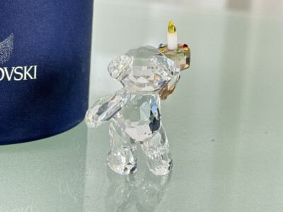 Swarovski Figurine 905791 Birthday Kris Bear 4.7cm. Includes tin