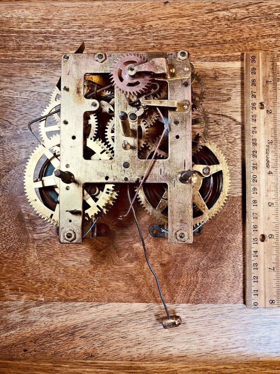 Unmarked Clock Movement (Ingraham?) Strike Side 3rd Wheel (K6547