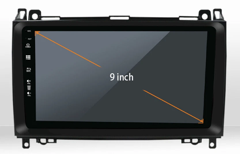 Autoradio Android per Mercedes Classe A-B-Vito-Viano -Octacore 4GB 64GB -Camera - Immagine 4 di 4