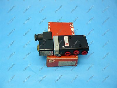 Herion 26-360-09X02 Solenoid Valve 5/2 Single 1/4 NPT Namur 120 VAC New