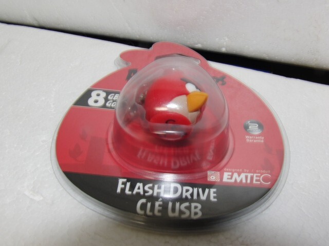 Memoria USB Emtec Angry Birds 8 GB Go Red Bird Cle' NUEVA, imagen 5