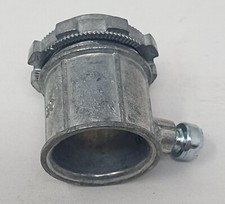 Bridgeport 230-DC2 1/2" Zinc EMT Connector Set Screw Zinc Die Cast Qty 50