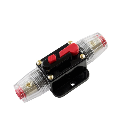 8pcs Car Stereo Audio 12v Circuit Breaker Fuse Inline Fits 4 8 Gauge Wire 80 Amp