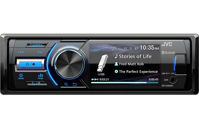 JVC KD-X560BT Marine Boat UTV Digital Media Player Bluetooth Rear Camera Input