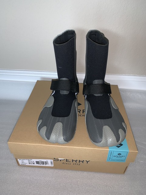 sperry black sea sock high water shoes