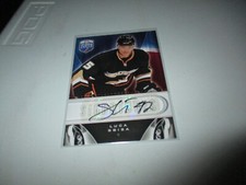 Luca Sbisa 2009-10 Upper Deck Be a Player Signatures Auto #S-LS