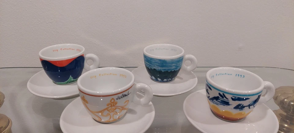 Juego de 4 Colección de Arte Firmada ILLY Prima Collezione - Simone Meentzen Foto 2 de 4