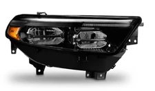 Headlight For 2020-2023 Ford Explorer with Bulb LED DRL Black Passenger Side