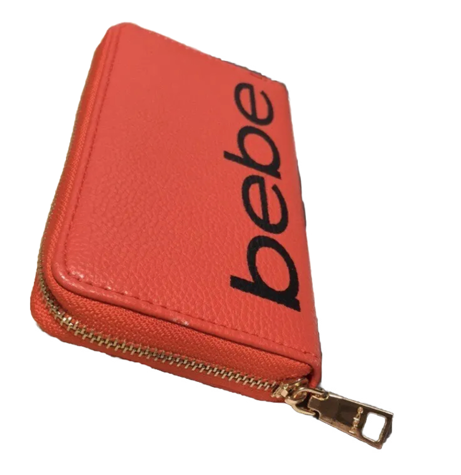 Bebe Fabiola Zip Around Logo Wallet (Ruby Red/Bla… - image 2