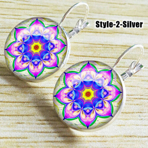 Pretty 9 Styles 18k Yellow Gold Plated Drop Earrings Women Jewelry A Pair/set - Picture 6 of 16