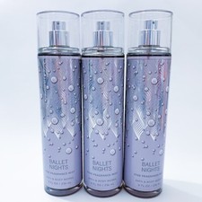 3-Pack Bath  Body Works BALLET NIGHTS Fine Fragrance Mist Body Spray 8oz NEW