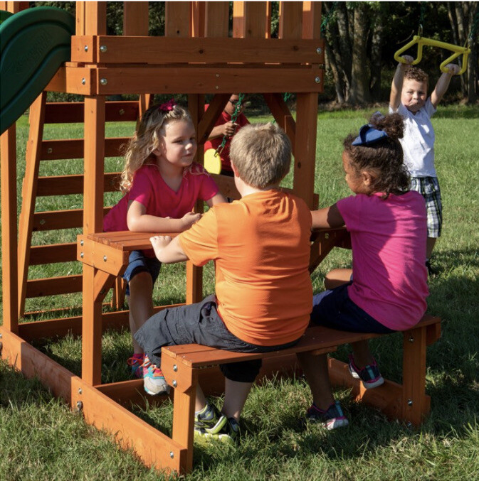 Backyard Discovery Tucson Cedar Wooden Swing Set 467897604740 eBay