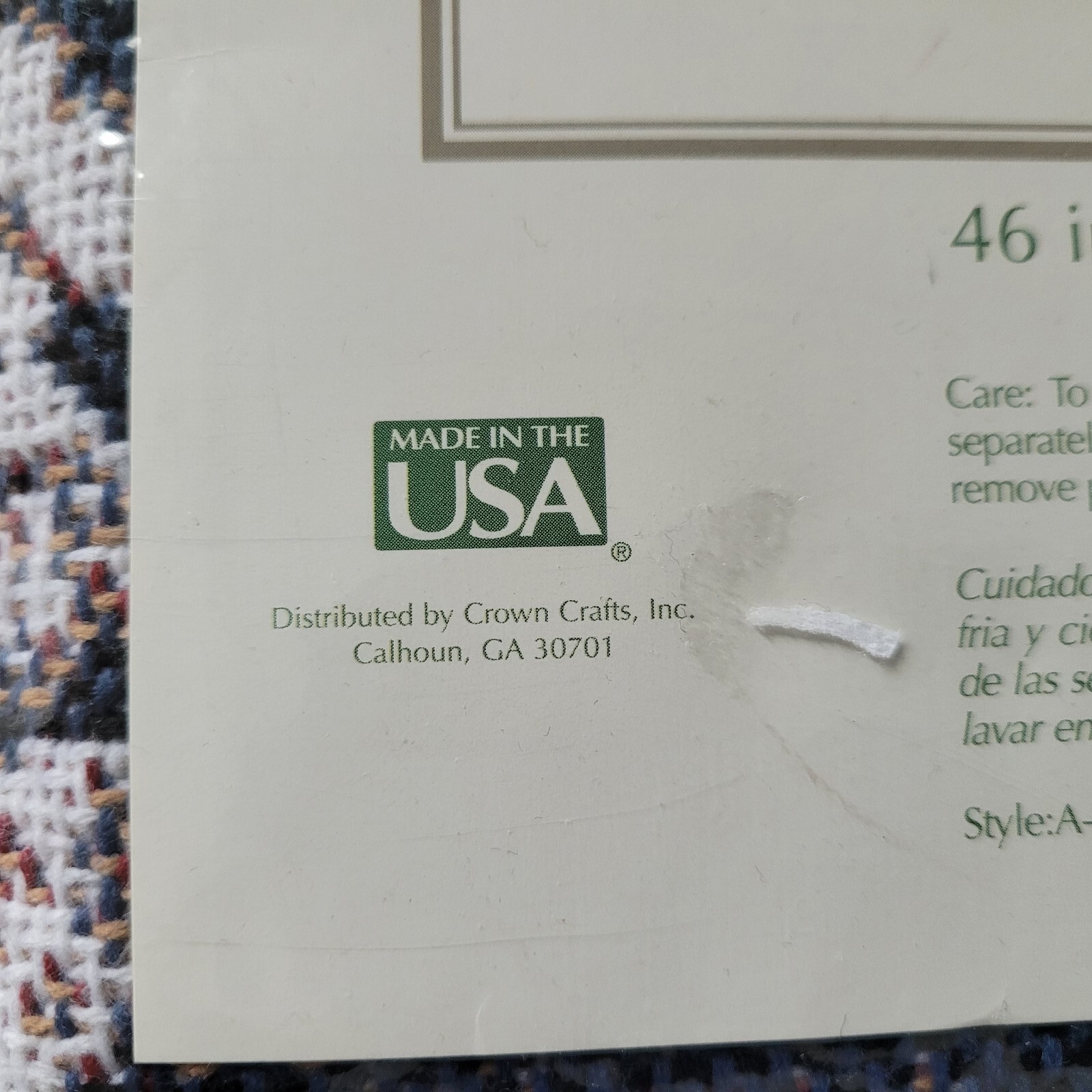 Crown Crafts CAT FAMILY Blanket 46X60 Jacquard Woven Throw Blanket NEW NEW A++