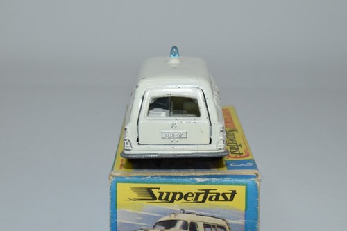 B8 1:60 3INCH 3 INCH MATCHBOX SUPERFAST 3 MERCEDES BENZ BINZ AMBULANCE EXIB - Bild 10 von 16