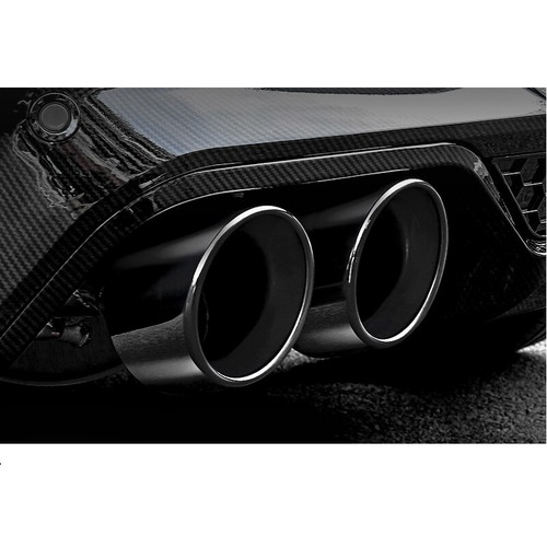 Fit For BMW X3 G01 20182022 Black Steel Rear Tail Exhaust Pipe Muffler