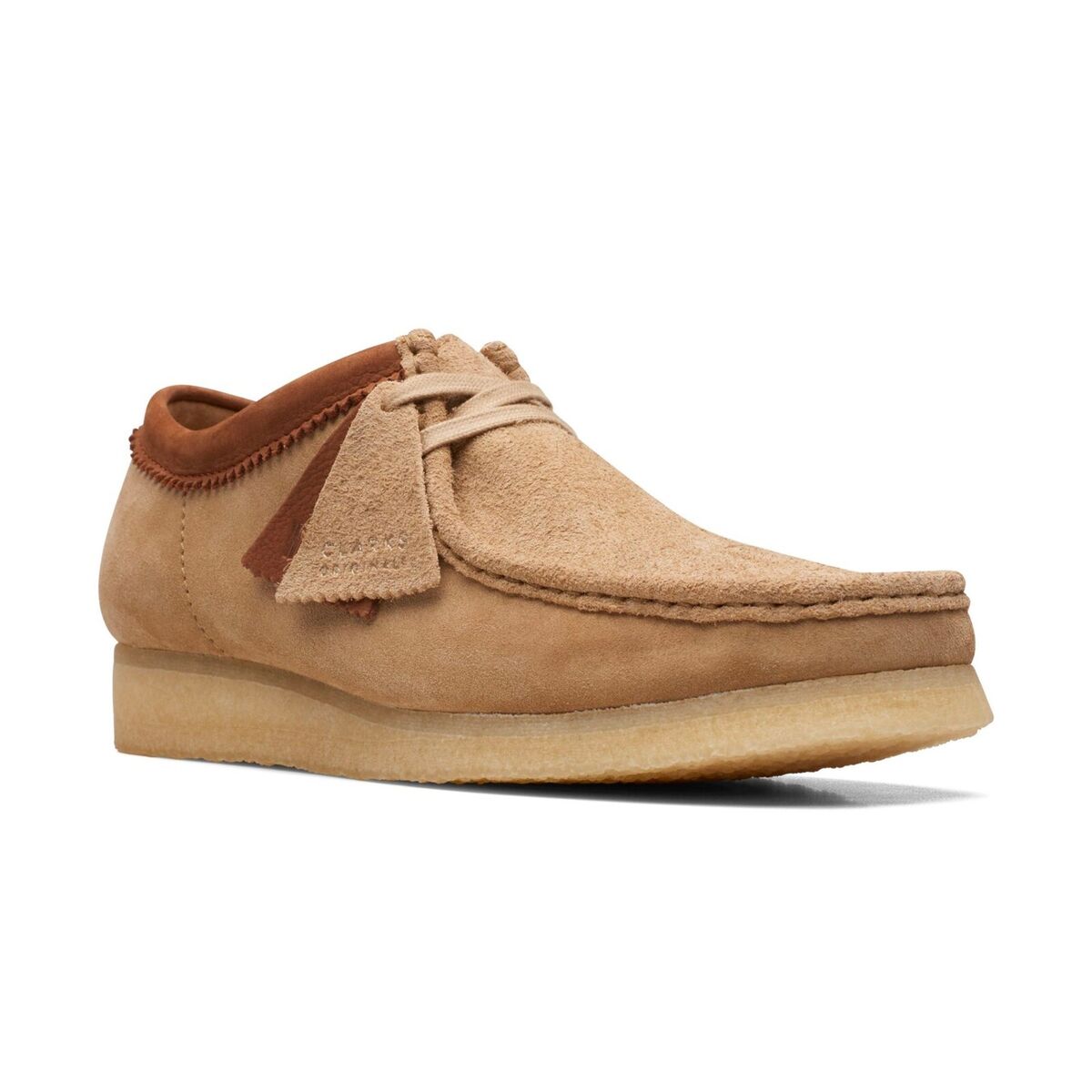 Clarks Pilton Wallabee サンドスエード 8G (42) Clarks Men's Pilton Suede Wallabee Shoes - Sand - UK 7 | Allsole