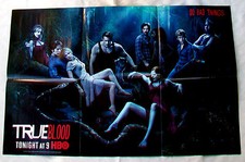 Original Season 3 TRUE BLOOD Postr Anna Paquin Stephen Moyer Alexander Skarsgard