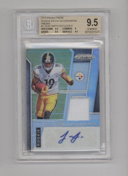 JuJu Smith-Schuster Panini Prizm Rookie Patch Autograph Prizm #JJ Base