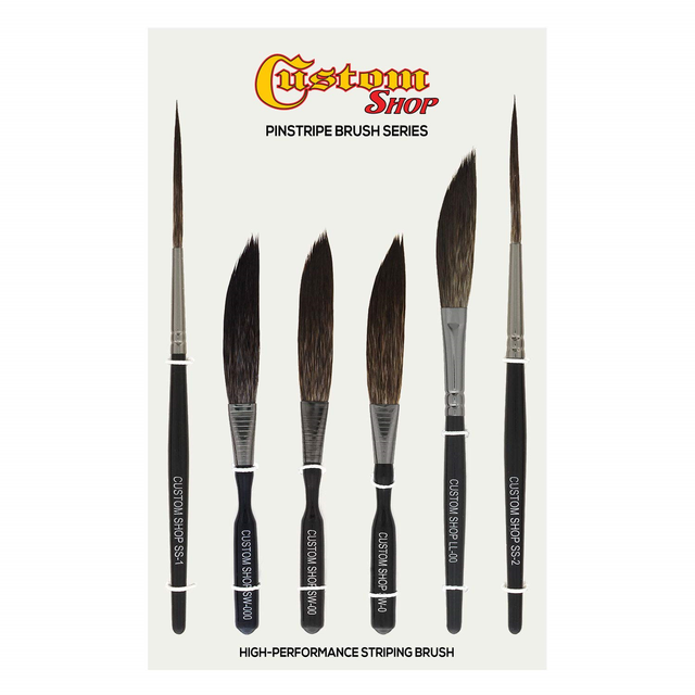 Custom Shop Pinstriping Brush Master Set of 6 High Performance Striping Brushes for sale online