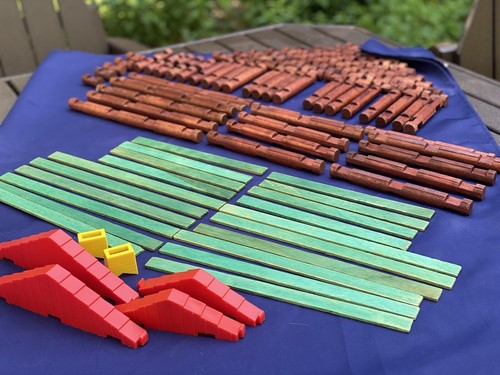 Vintage 1974 Lincoln Logs - Explorer Set #857 - 128 pieces in Original Box - Picture 9 of 17
