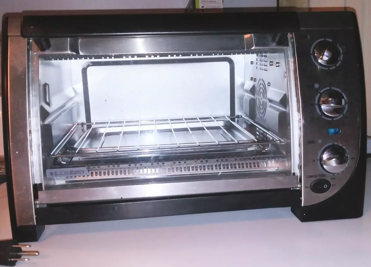 BLACK+DECKER Toast-R-Oven. TRO700S Broil/Convection Stainless Steel Timer  Works