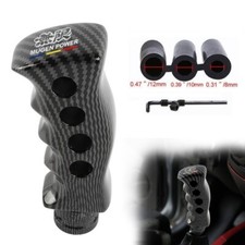 Jdm Mugen Carbon Fiber Slotted Pistol Grip Handle Manual Gear Shift Knob Shifter Jdm Mugen Carbon Fiber Slotted Pistol Grip Handle Manual Gear Shift Knob Shifter