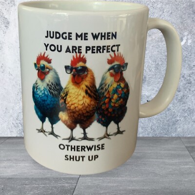 11 Unzen Becher - Judge me when your perfect