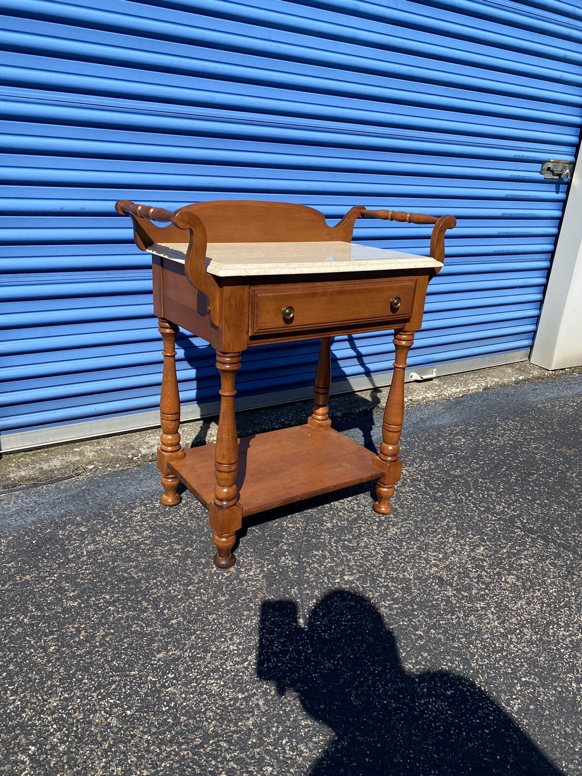Rare TELL CITY CHAIR COMPANY Solid Hard Rock Maple Andover WASHSTAND eBay