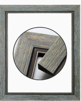 blue rustic w/ gold frame for canvas art, Made of Polystyrene,Fit for 0.1-1 i...