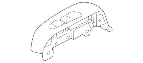 Conjunto del subinterruptor de ventana eléctrica trasera para Kia Soul 2015-2019 (N/P 93580-B2100BF6)