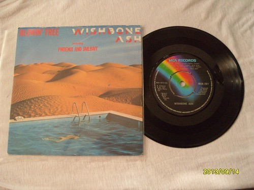WISHBONE ASH BLOWIN' FREE EP MCA RECORDS UK 7" VINYL SINGLE in PICTURE SLEEVE