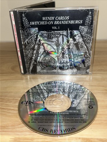 Wendy Carlos Switched on Brandenburgs Vol. 1 Music CD RARE OOP