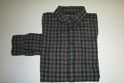 calvin klein Jeans mens performance cotton regular fit dress shirt sz: Sm -  gray | eBay