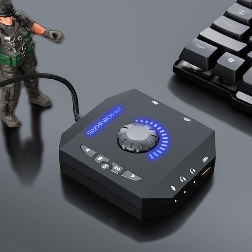 Professional Computer USB Sound Card 7.1 Channel Audio Adapter For PC Laptop D - Photo 7/9