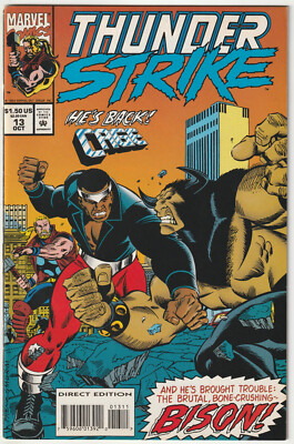   THUNDERSTRIKE #13 He´s Back! Cage, Marvel Comics 1994 US-COMICHEFT TOP Z1
