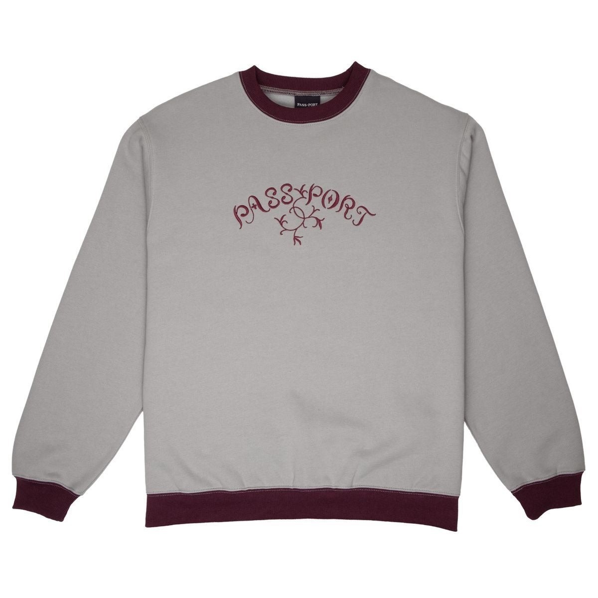 Brand New Mens PassPort Arthur Crew Sweatshirt Stone 15490₽
