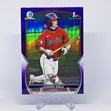 Cooper Ingle 2023 Bowman Draft Chrome Purple Refractor #BDC-85 #/250 Guardians
