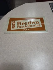 Vintage  1950's French Dressing Metal Sign  Minty