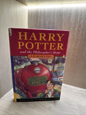 Harry Potter Philosopher s Stone HB Ted Smart 1998 7th Print DJ 1856134032 