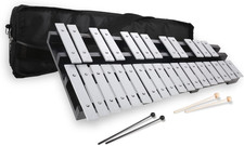 30 Notes Foldable Glockenspiel Xylophone, Percussion Instrument Kit for Beginner