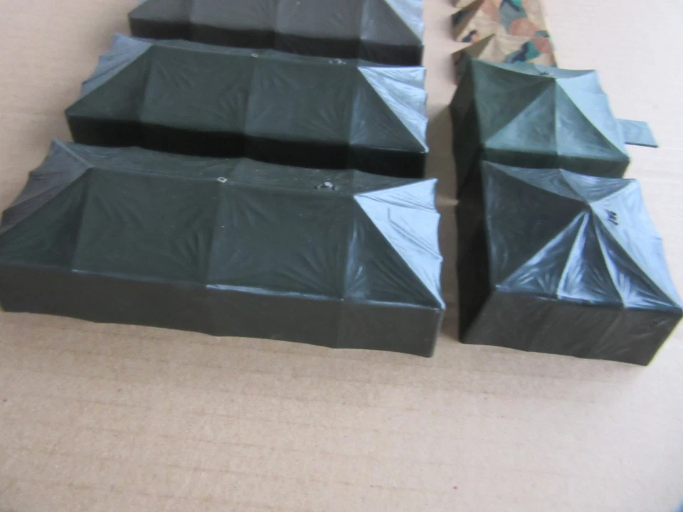 Konvolut: 10 Zelte der Bundeswehr/US Army von Roco in 1:87 für Bastler - Bild 3 von 4