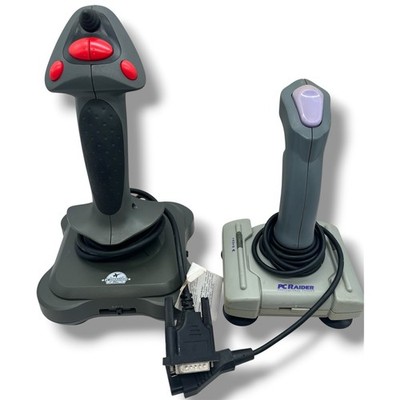 Performance PC Commander Plus SV-207A PC Raider Analog Joystick Lot Retro Gaming