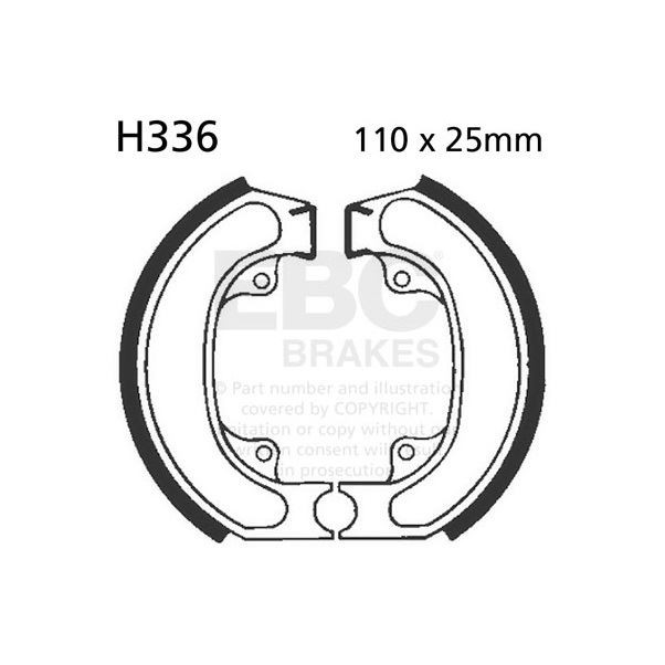 EBC Brake Shoe Set (5) - H336