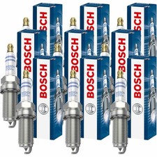 9x BOSCH Zündkerze Doppelplatin passend für Porsche 718 Boxster 982 2.0