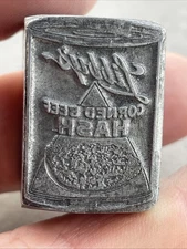 Vtg Libby’s Corned Beef Hash Can Ad GRAPHICS Print block Newspaper Rare PA