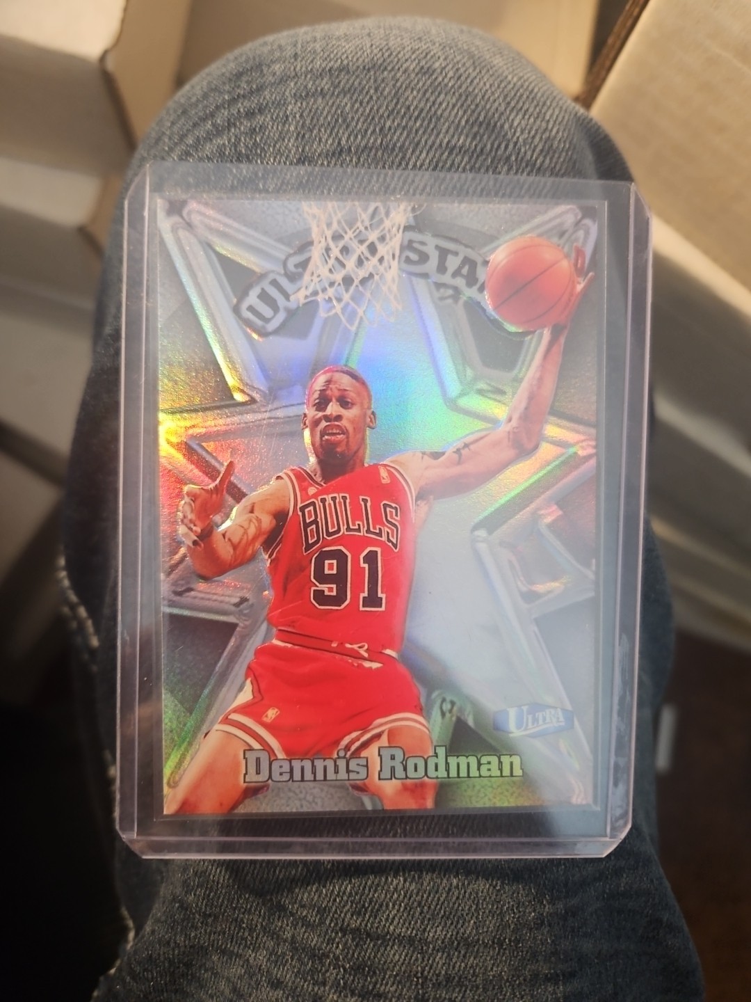 1997 ULTRA STARS #10 DENNIS RODMAN  Rare 